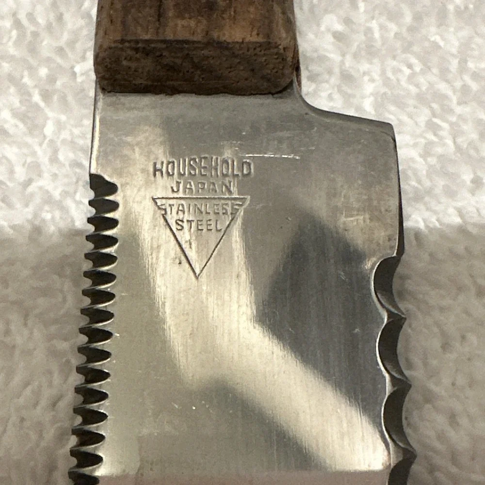 HOUSEHOLD Surgical Stainless Serrated‎ Double-Sided Knife 7.5